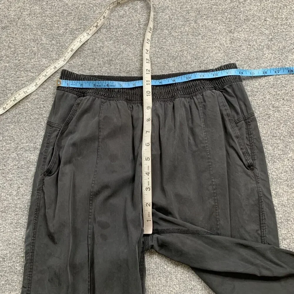 Lululemon Joggers Womens 8 Faded Black Mat To Street Elastic Waist Sweat Pants